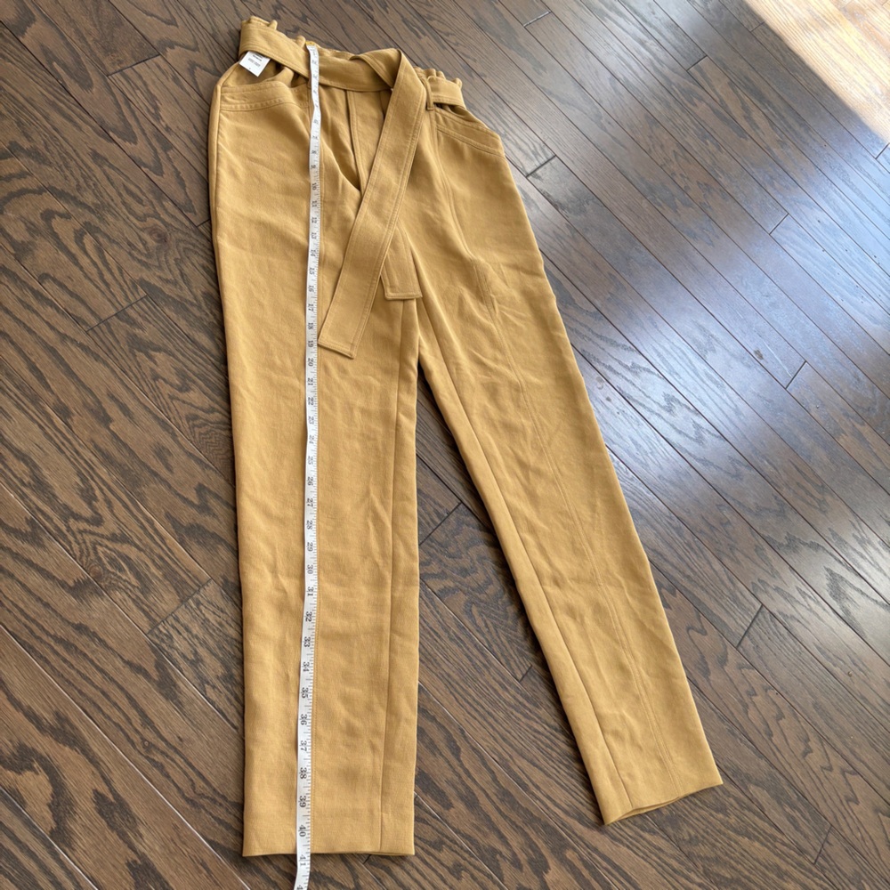 Aritzia Wilfred Bowtie Pant Size 0 NEW NWT Sandy Beige - Picture 14 of 16